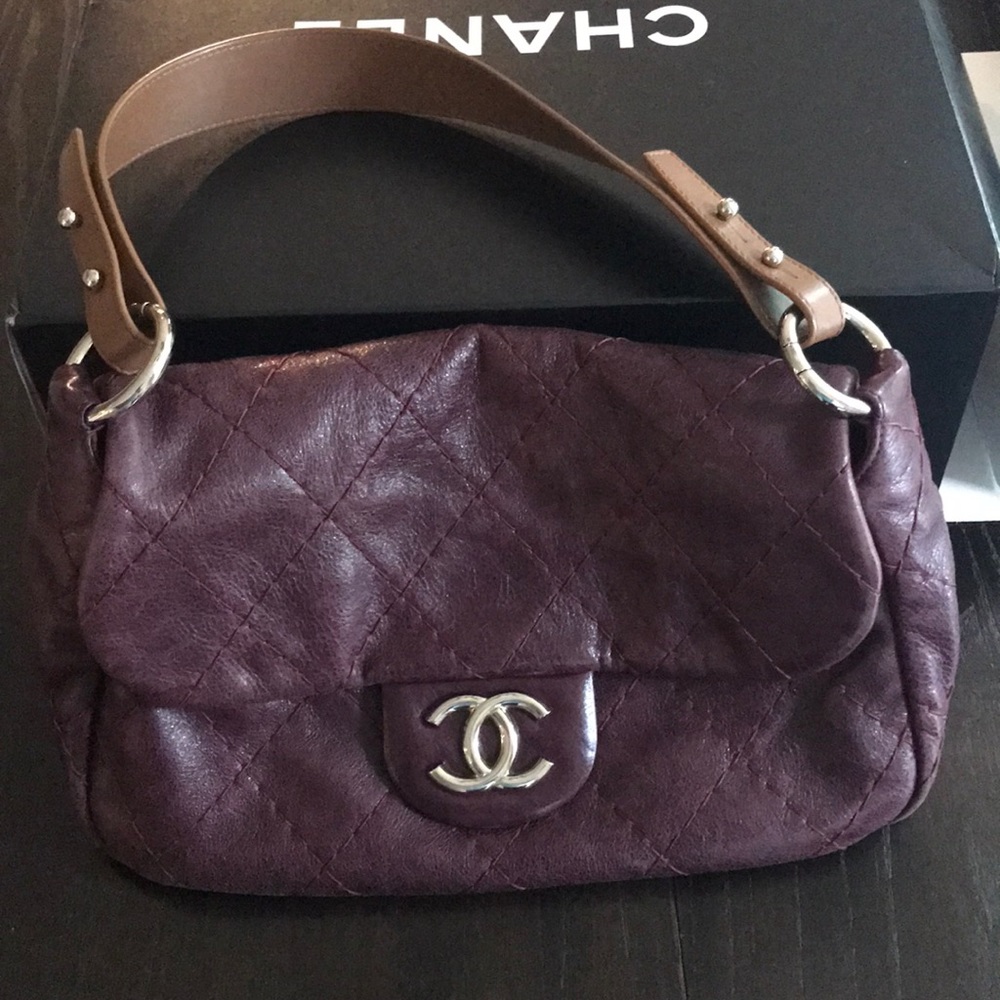 CHANEL PURPLE BAG!